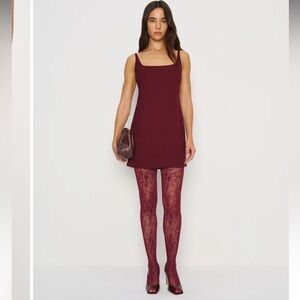 Reformation Swedish Stockings Rosa Lace Tights NWT Never Worn